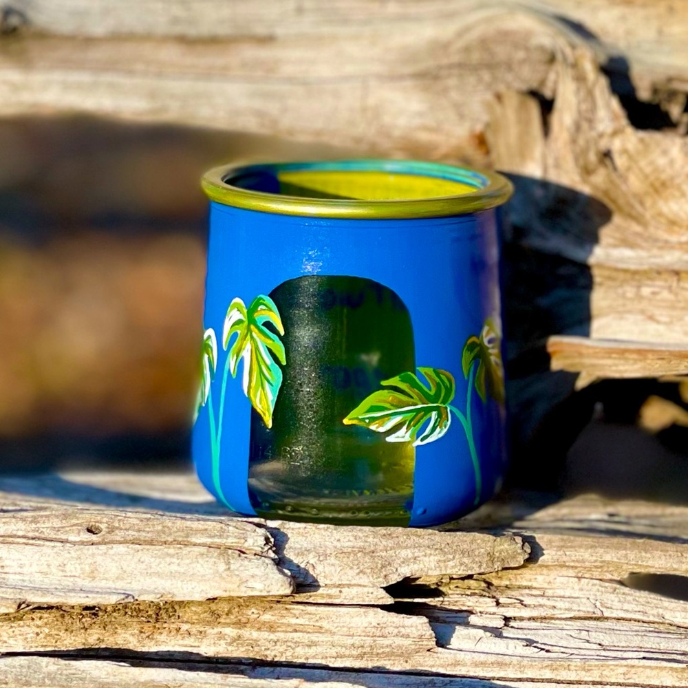 Handpainted prop jar